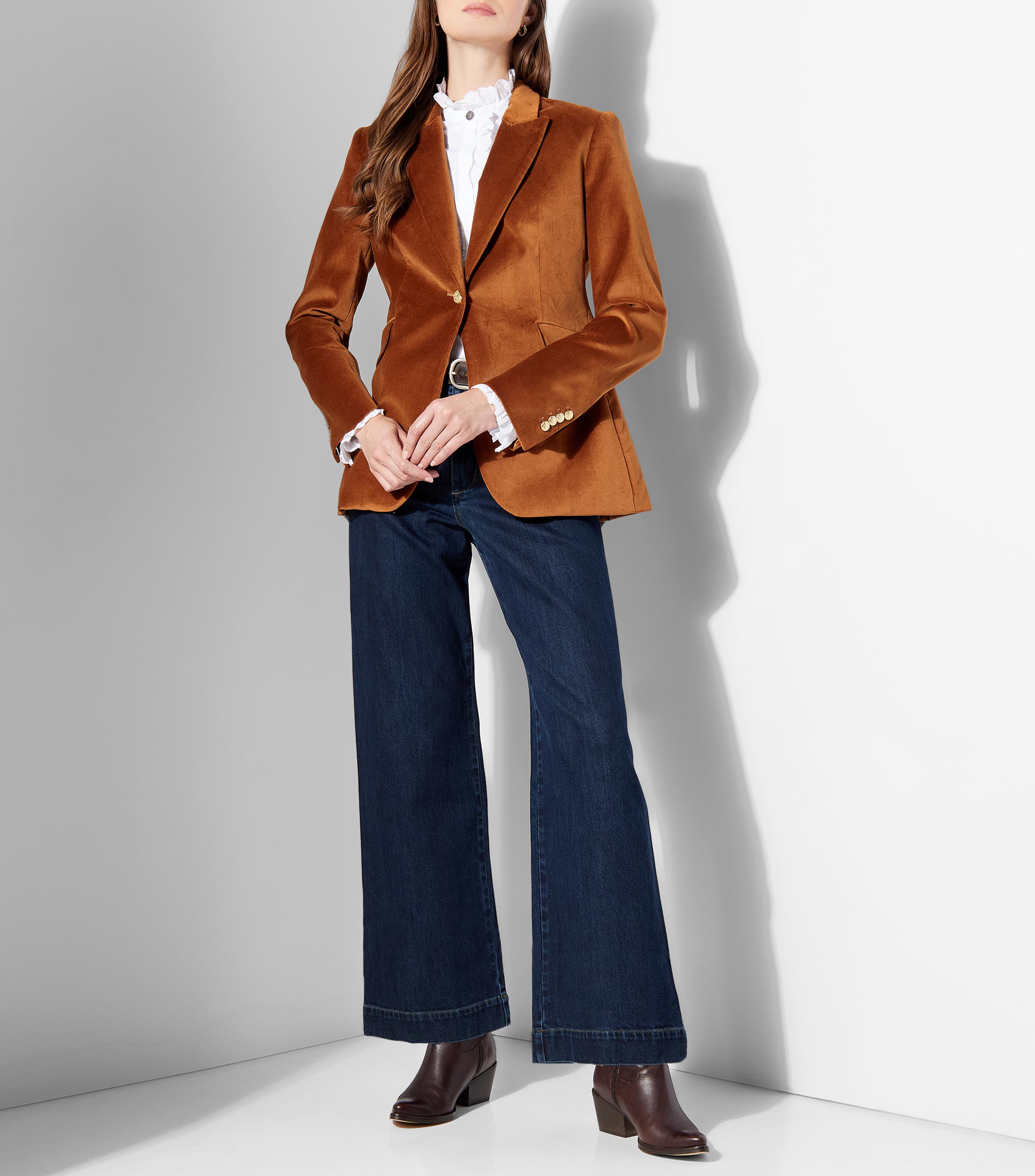 Blazer liso Mujer